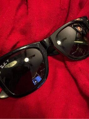 Ray-Ban Mega Black Sunglasses with Dark Lenses